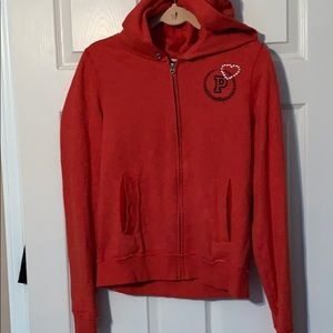 Victoria Secret Hooded Full ZIP UGA Sweatshirt